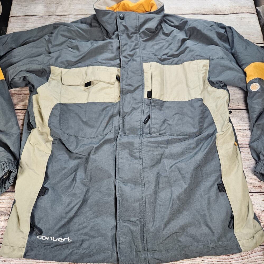 Columbia Sportswear Convert Men's Full Zip Hooded Jacket Insulated Winter Size L